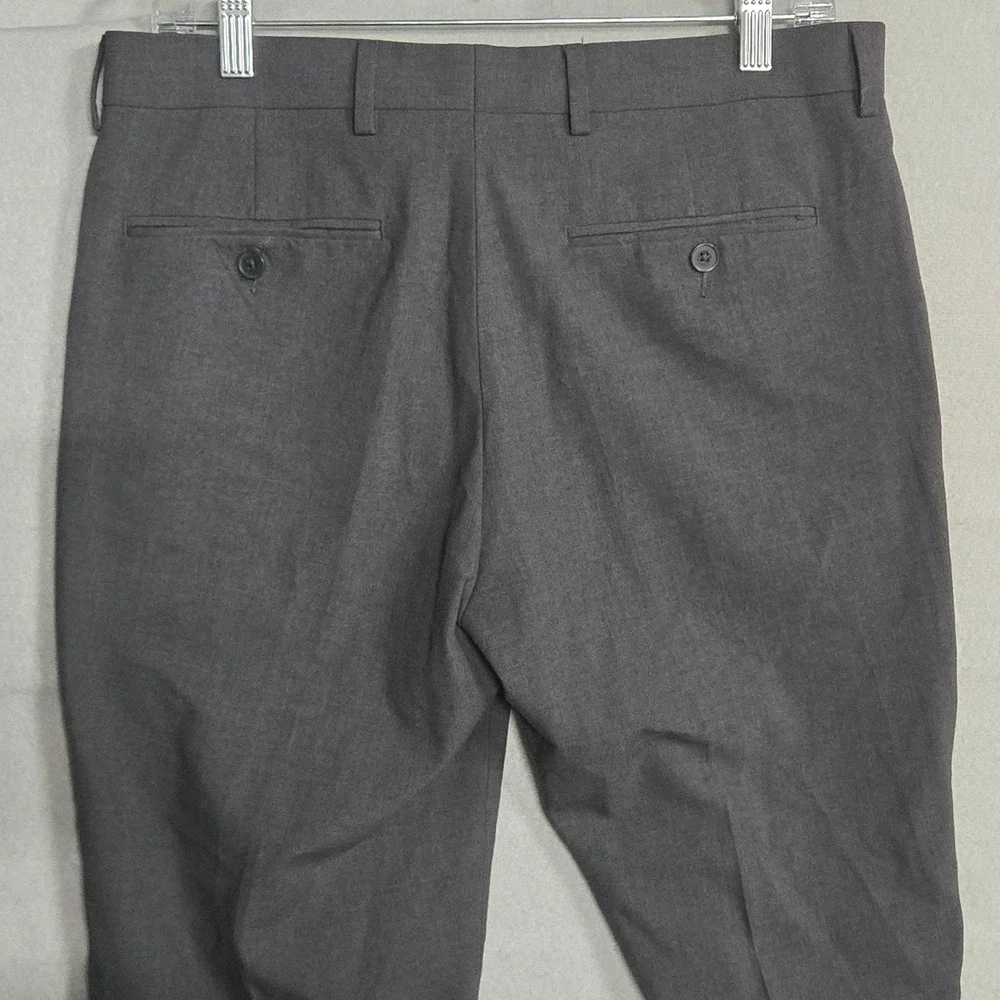Calvin Klein Skinny Fit Dress Pants Men's 32x30 Charcoal Gray Recycled Stretch